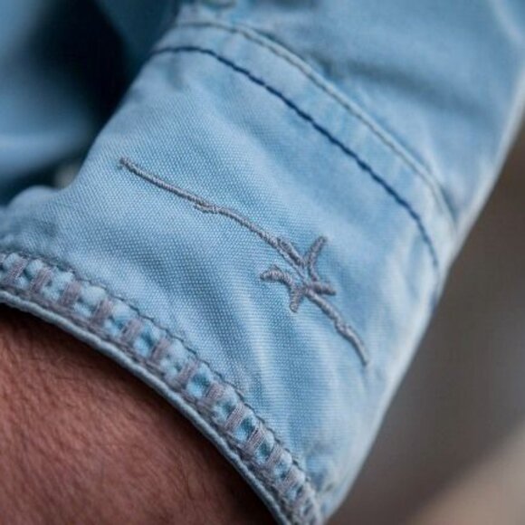 Ryan Michael Navy Men's iconic Shirt M1029c - Picture 4 of 7